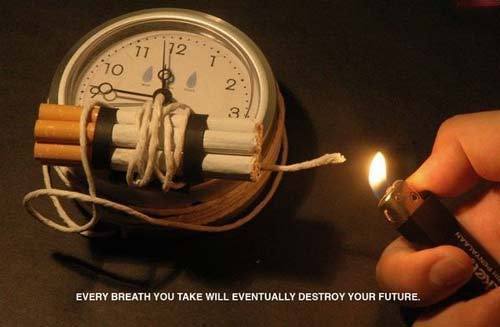 煙草致命如水火無情，控煙履約可挽救生命