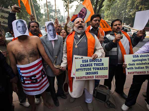 女外交官在美被捕激怒印度 美國(guó)務(wù)卿出面表“遺憾”