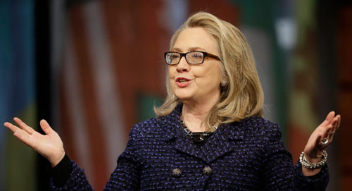 希拉里受訪(fǎng)稱(chēng)美國(guó)需要女總統(tǒng)