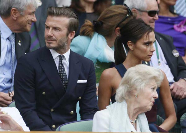 賽場(chǎng)外的明星觀眾都在干什么（組圖）