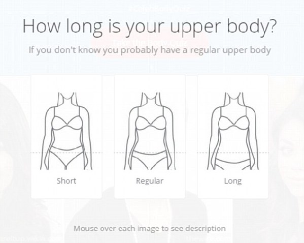 你跟哪位明星撞身材？測(cè)測(cè)便知