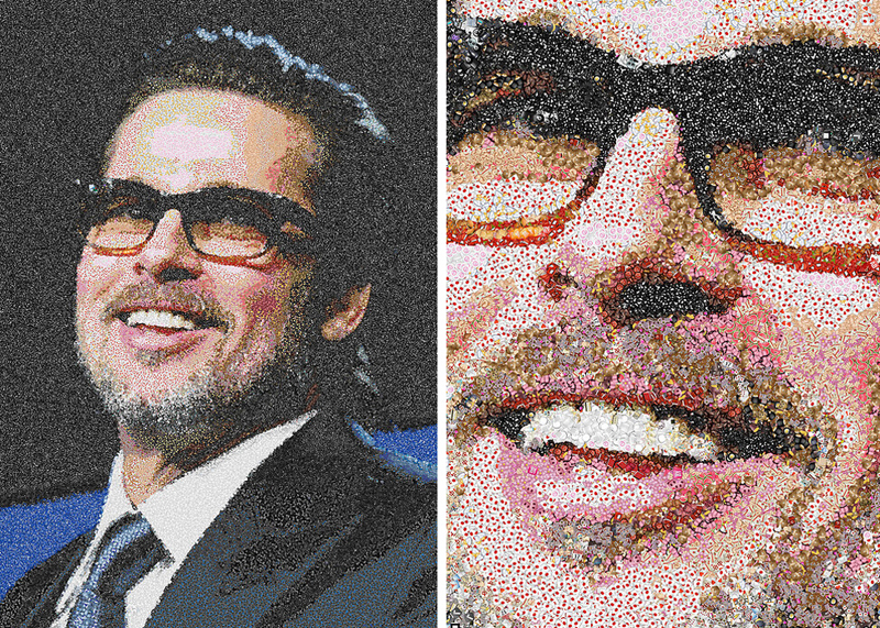 百萬Emoji表情符號(hào)拼出名人肖像