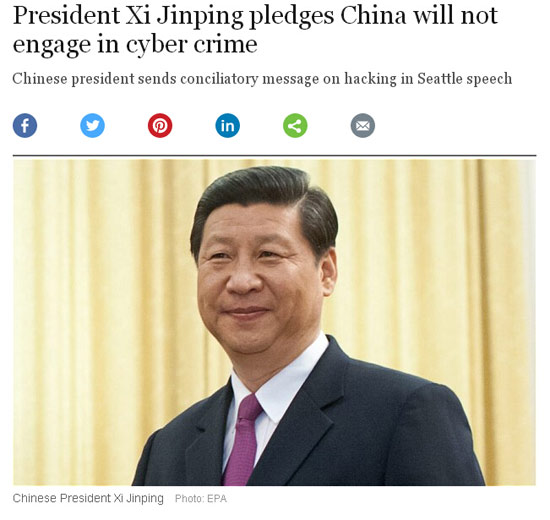 習(xí)近平訪美外媒報(bào)道摘錄