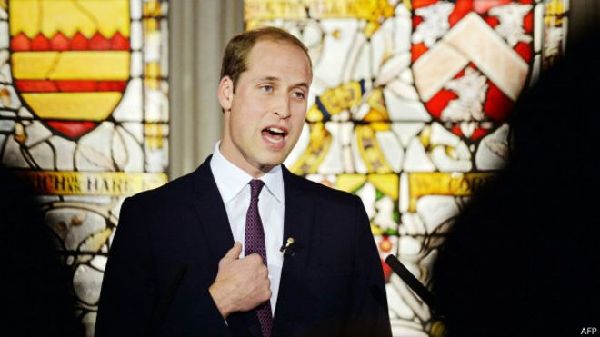 威廉王子登上中國綜藝節(jié)目 宣傳保護野生動物