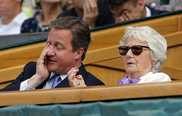 穆雷溫網(wǎng)稱霸為英國挽回顏面 現(xiàn)場名人觀眾驚喜交加（組圖）