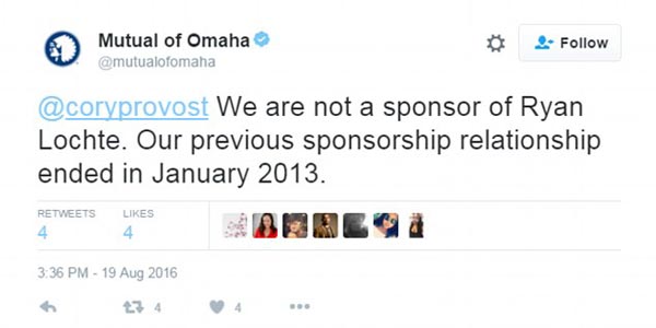 羅切特里約報(bào)假案 贊助商集體說分手