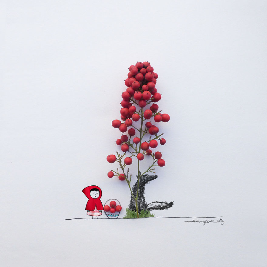 我用花瓣、果子、棉花糖變出了童話世界（組圖）