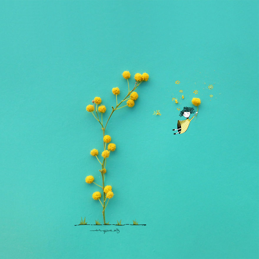 我用花瓣、果子、棉花糖變出了童話世界（組圖）