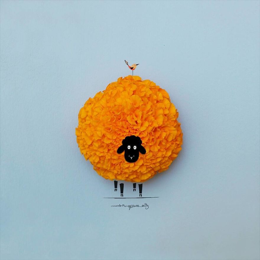 我用花瓣、果子、棉花糖變出了童話(huà)世界（組圖）