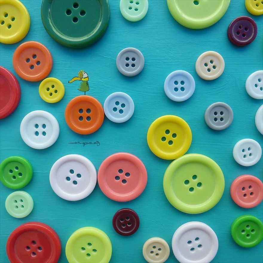 我用花瓣、果子、棉花糖變出了童話世界（組圖）