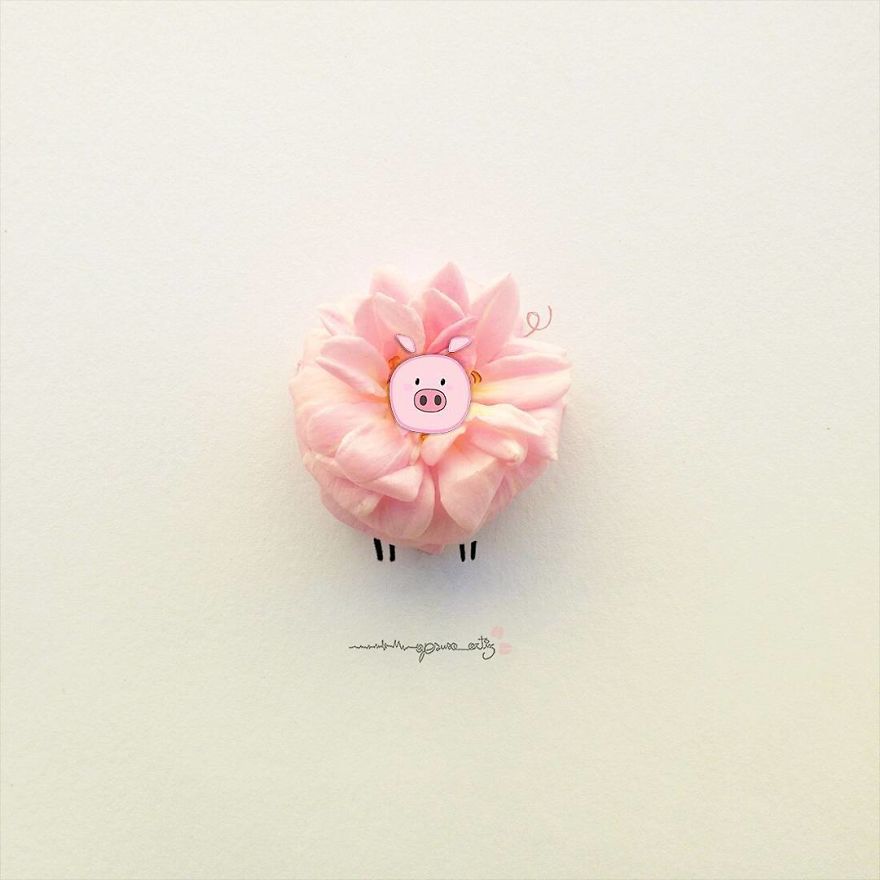 我用花瓣、果子、棉花糖變出了童話世界（組圖）