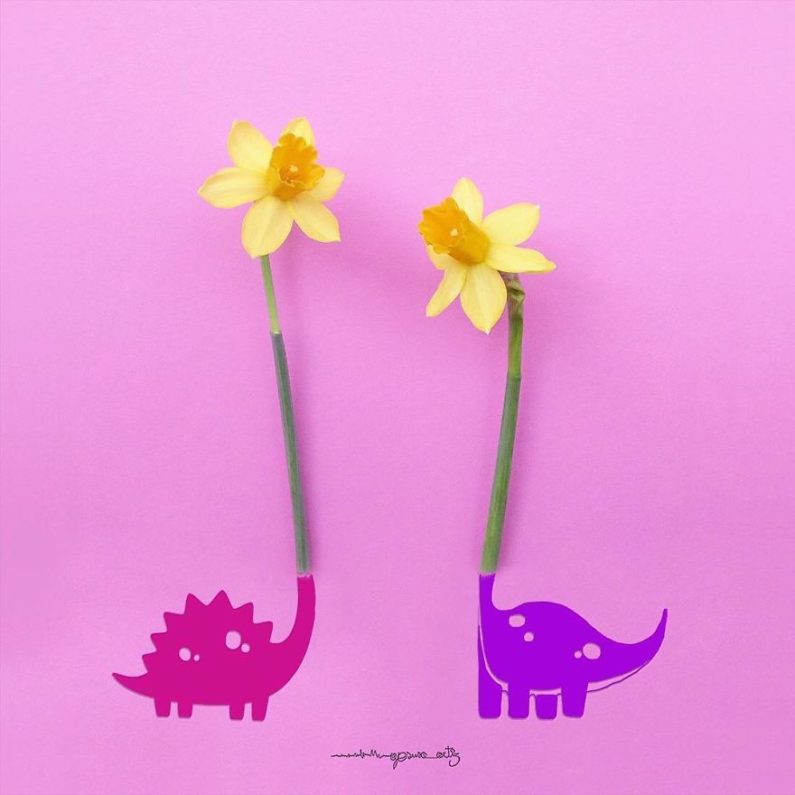 我用花瓣、果子、棉花糖變出了童話世界（組圖）