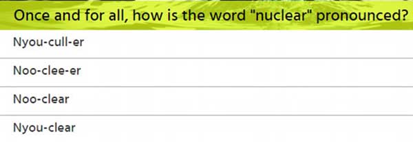 測測你的發(fā)音：你也會讀錯(cuò)這些單詞嗎？