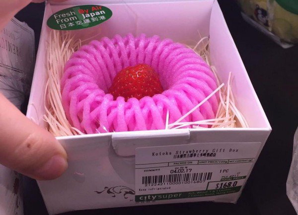 這種草莓150元一顆，一定很好吃……吧？