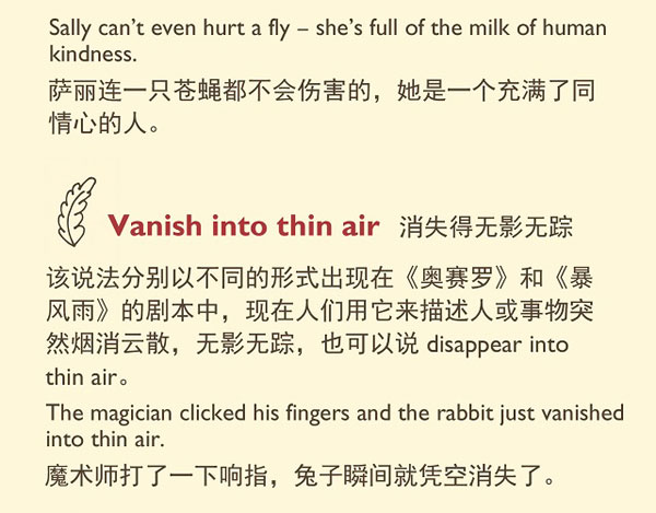 莎士比亞創(chuàng)造的十個英語表達