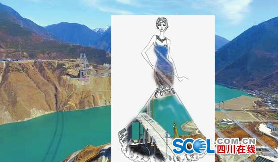 把高速公路做成衣服穿上身 美不美？（組圖）