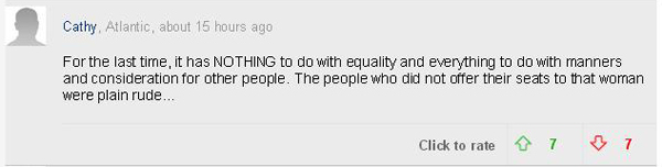 公交車上到底該不該讓座？英國(guó)人也在為此爭(zhēng)執(zhí)不休