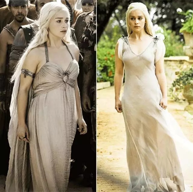 《權(quán)力的游戲》女主們的高定服裝燒到了時(shí)尚圈（組圖）
