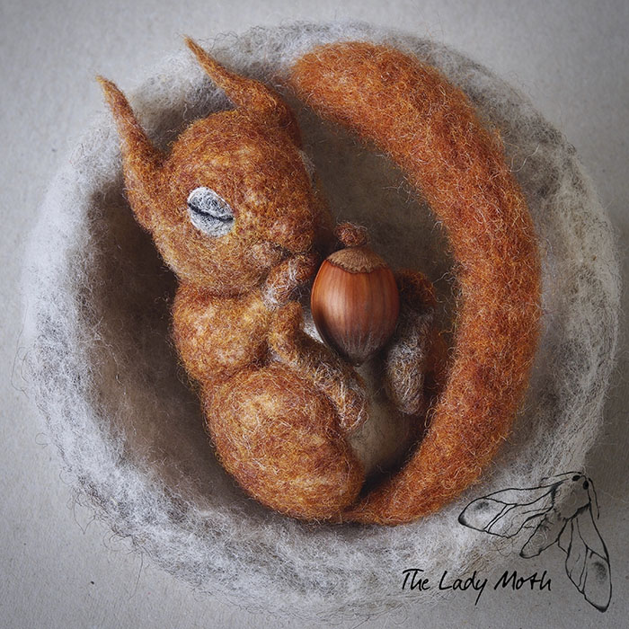 這些毛線織出的小動(dòng)物真是萌翻了（組圖）