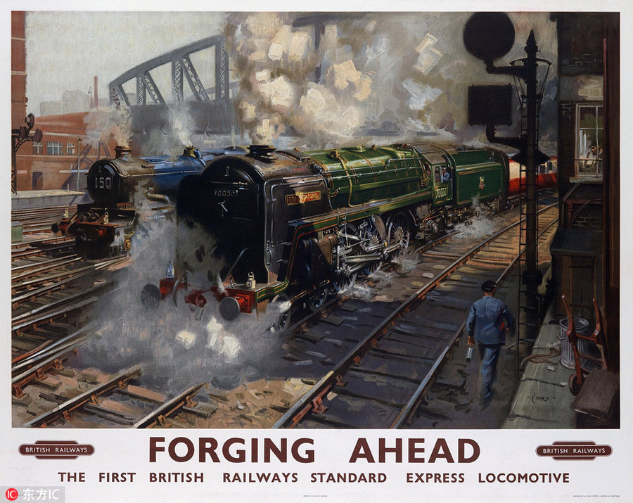 英國(guó)珍貴舊海報(bào)重現(xiàn)“日不落帝國(guó)”的黃金時(shí)代（組圖）