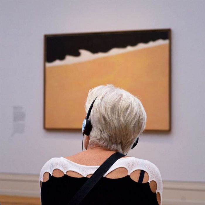 別人在美術館看畫，我在美術館拍照（組圖）