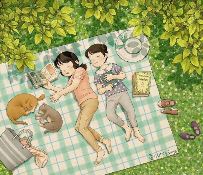 有親姐妹是什么感覺？讓插畫師來告訴你（組圖）