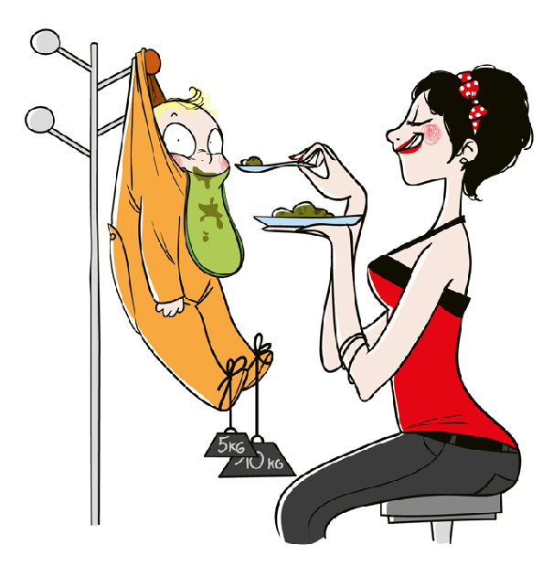 漫畫(huà)組圖：有了娃之后的真實(shí)寫(xiě)照