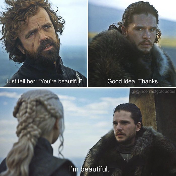 笑崩！《權力的游戲》惡搞版對白（組圖）