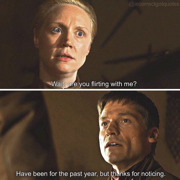 笑崩！《權(quán)力的游戲》惡搞版對(duì)白（組圖）