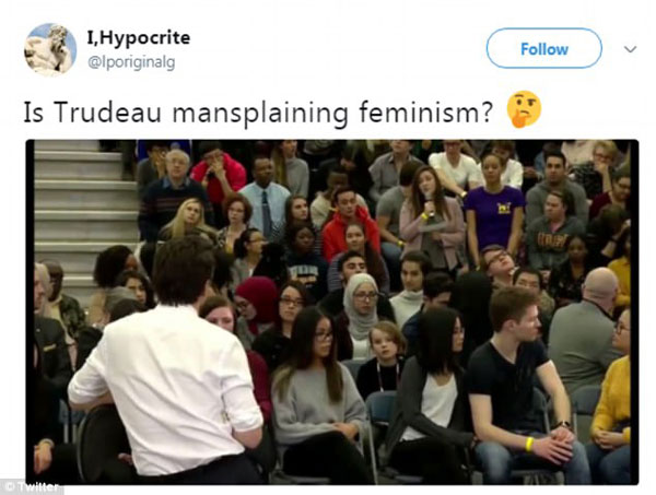 到底用mankind還是peoplekind？ 加拿大總理也開始“咬文嚼字”
