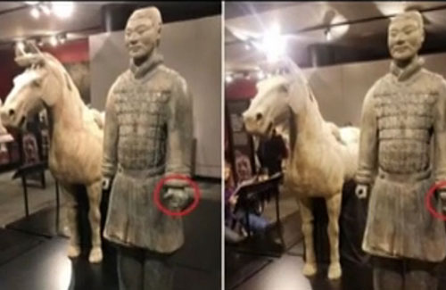 兵馬俑美國展出被盜走拇指！博物館里辦派對安保漏洞引爭議