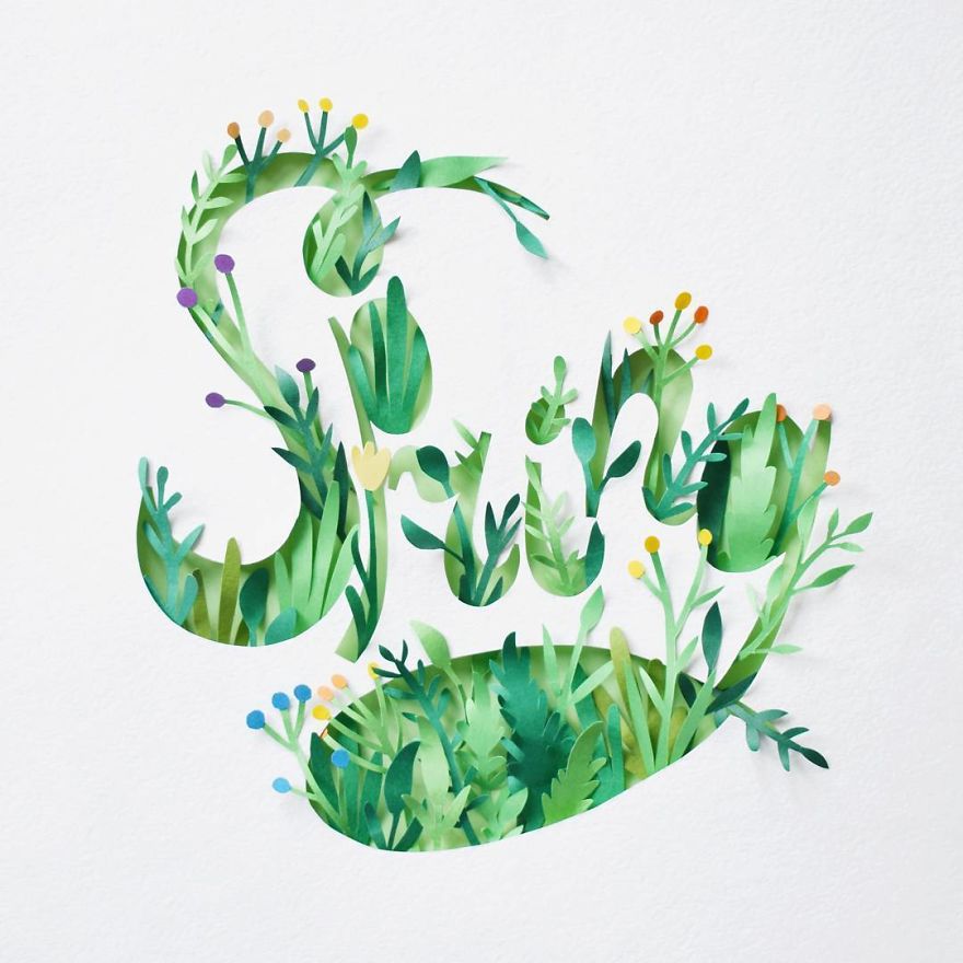 原來這就是春天的感覺：用彩紙剪出春意盎然（組圖）