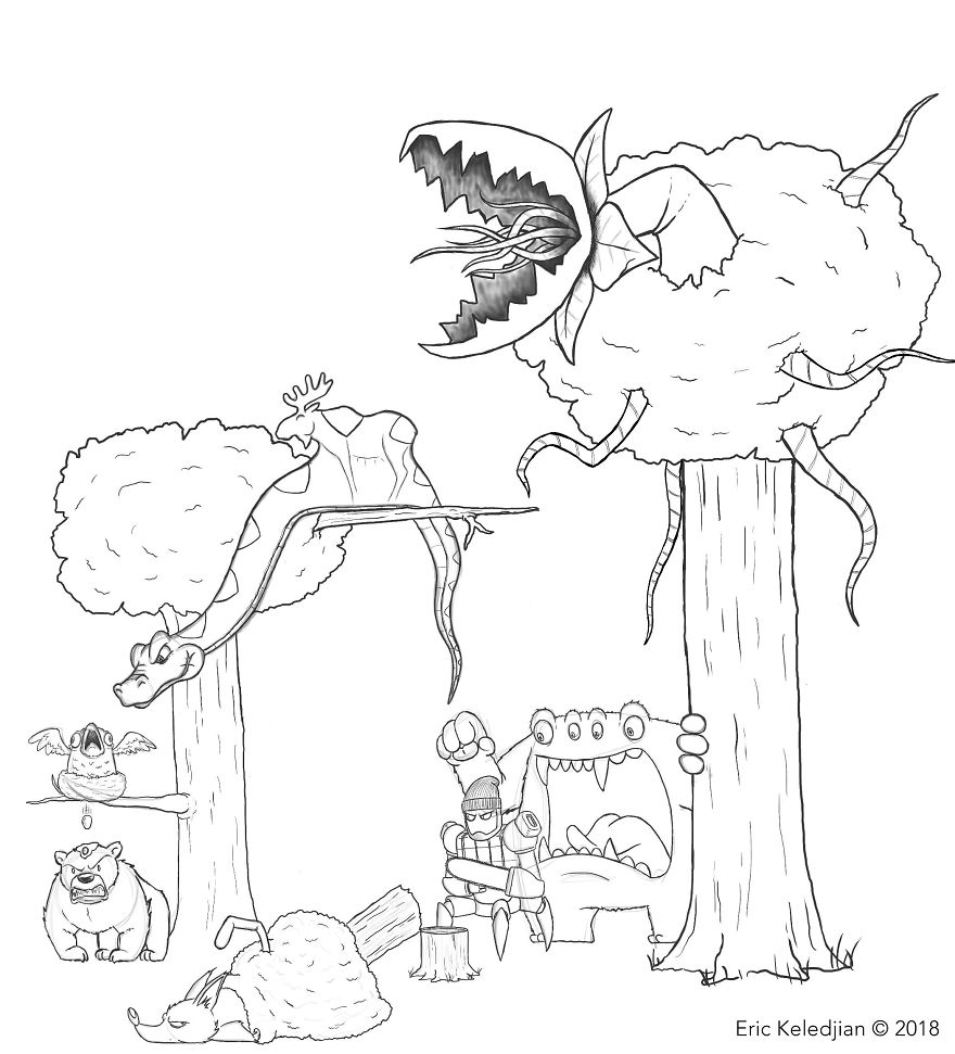 每天往這張畫上加一個人物，19天后……（組圖）