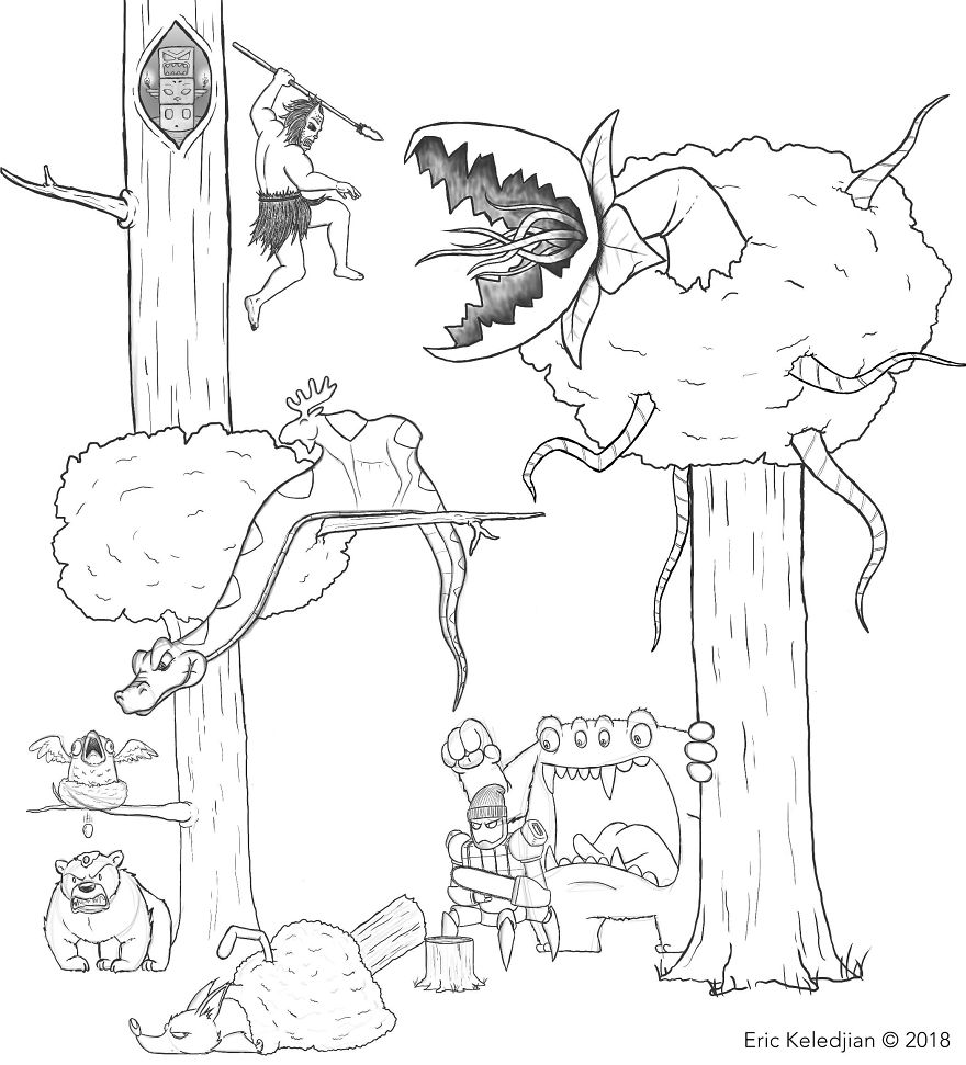 每天往這張畫上加一個(gè)人物，19天后……（組圖）