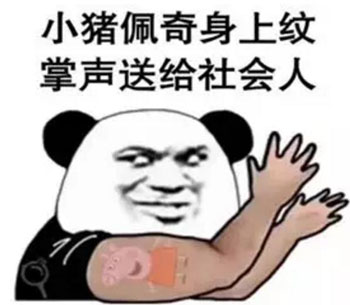 “小豬佩奇身上紋，掌聲送給社會人”這只粉紅豬憑啥火了？