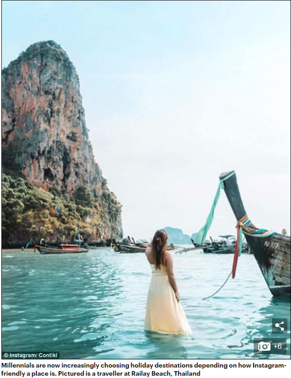 無拍照不假期！千禧一代熱衷“朋友圈旅游”
