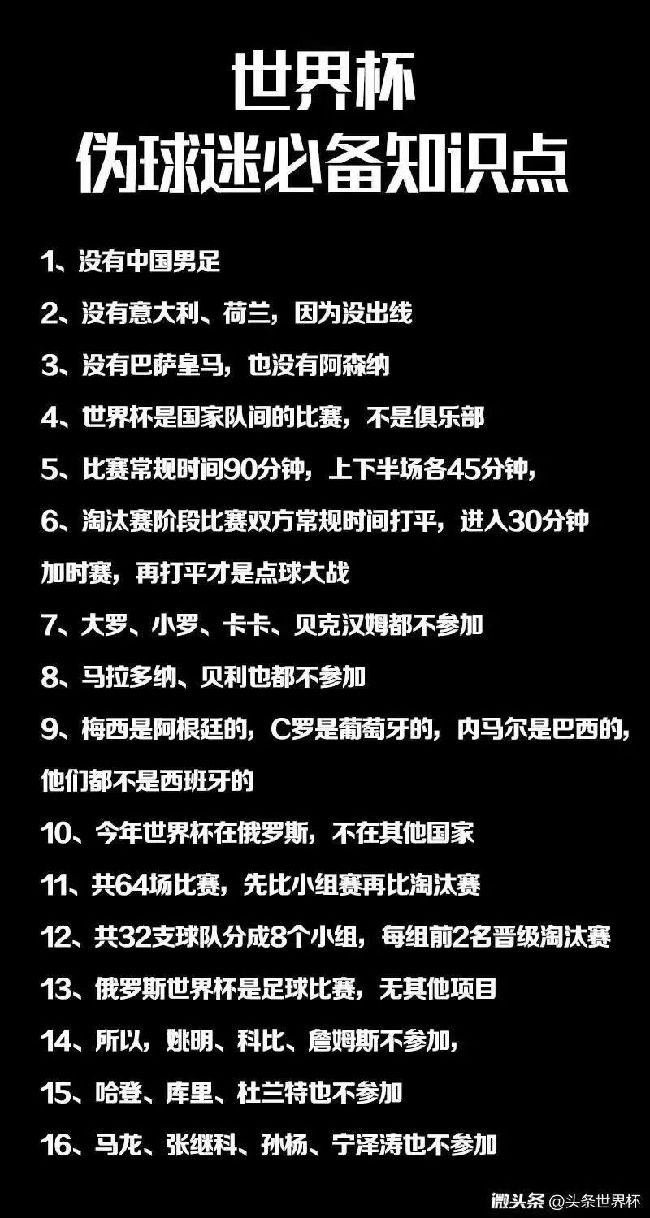 世界杯看球（臉）指南：能不能愉快度過這個(gè)夏天就靠它了！