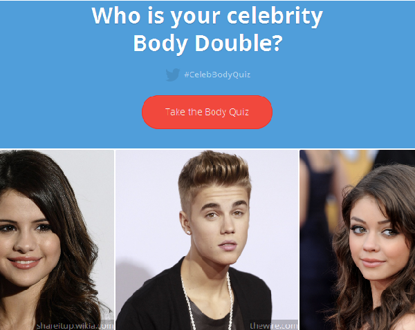 你跟哪位明星撞身材？測(cè)測(cè)便知