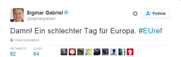 英國“脫歐” 外國政要齊發(fā)聲