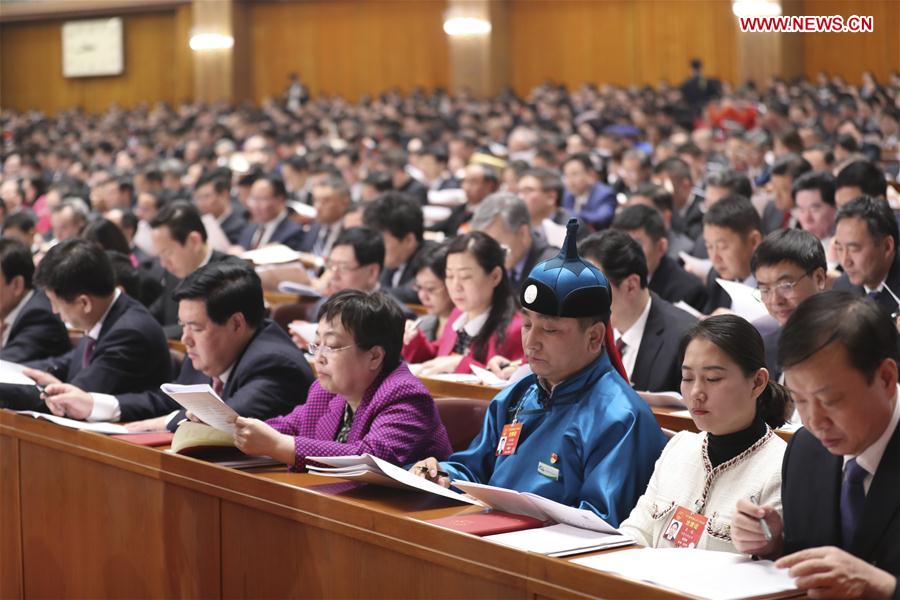 Second session of 13th NPC opens in Beijing
