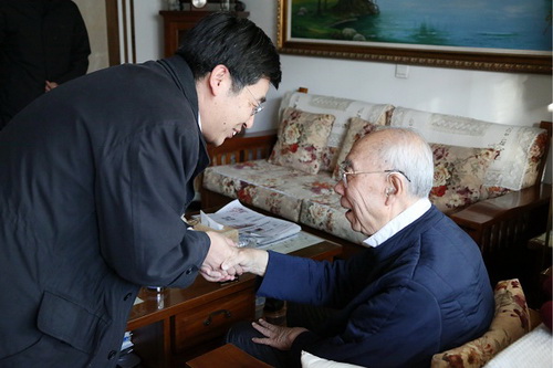 DRC heads celebrate Wang Yuzhao's 90th birthday