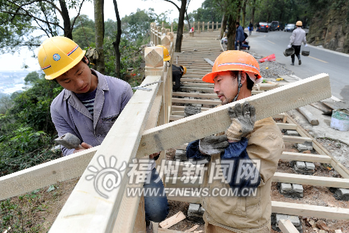 鼓山將添4個(gè)觀景臺(tái)　3個(gè)觀景臺(tái)春節(jié)前已基本建成