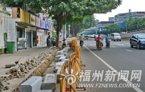 西二環(huán)人行道改造8月將完工　東二環(huán)改造7月開始