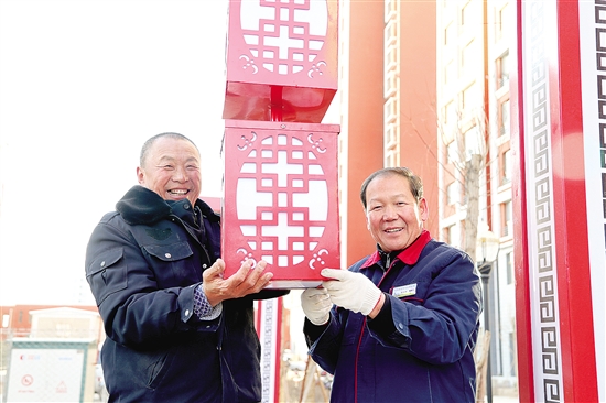 Festive mood in the air