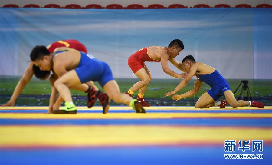 National men's freestyle wrestling qualifier held in Ulanqab