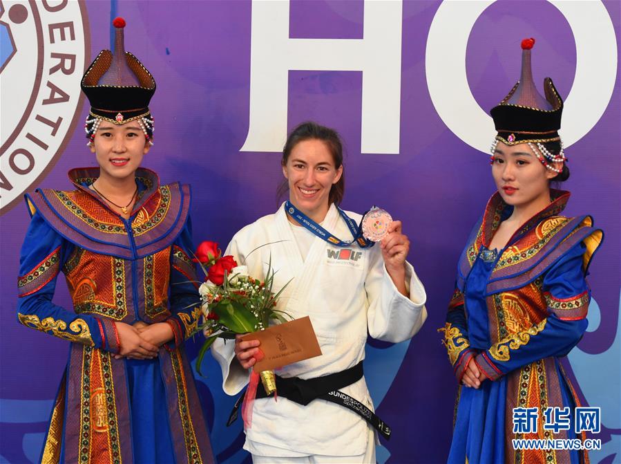 Female judokas compete at Grand Prix Hohhot