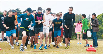 Runs for adults and children at Gucun Park