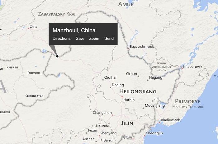 Manzhouli, city of matryoshka dolls