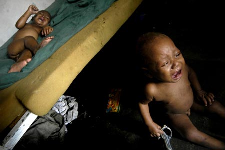 Orphan in Haiti