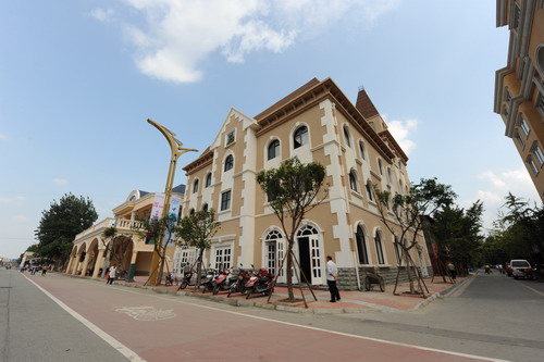 Small towns with Wenjiang equestrian characteristics